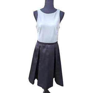 Elegant Black and White Mini‎ Dress Sz 10